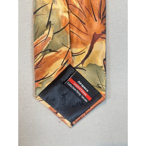 J Garcia Collection 47 Airspace Silk Tie Retro Abstract 100% Silk Mens Neckwear - Picture 3 of 4